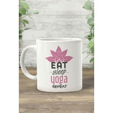 Mio Life Yoga Lotus Çiçeği Yoga Tekrar Etmek Meditasyon Kupa Bardak