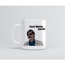 Mio Life Pala Çift Taraflı Sadece Ölüler Görür ve Hayırlı Nöbetler Babayiğit Baskılı Kupa Bardak