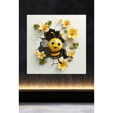 Lucena Metal Tablo Duvardaki Delik Koleksiyonu - Arı 2