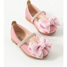 Stella Butik Kız Çocuk Bantlı Fiyonklu Babet