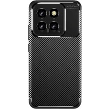 Xiaomi Mi 14T Kılıf Auto Focus Karbon Kapak - Siyah KAYALI27-Y7898UKY
