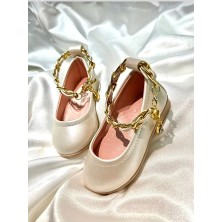 Stella Butik Bileği Metal Detaylı Kız Ćocuk Babet
