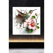 Lucena Metal Tablo Duvardaki Delik Koleksiyonu - Sinek Kuşu 5