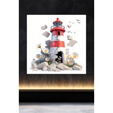 Lucena Metal Tablo Duvardaki Delik Koleksiyonu - Deniz Feneri 4