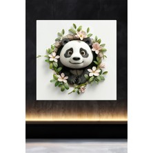 Lucena Metal Tablo Duvardaki Delik Koleksiyonu - Panda 2