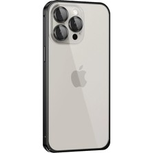 iPhone 15 Pro Max Metal Bumper Mat Kapak - Siyah KAYALI27-Y7898UKY
