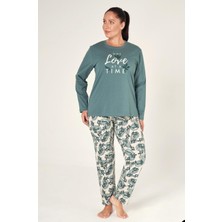 Pijapia Büyük Beden Battal Boy Kadın Pijama Takımı