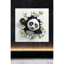 Lucena Metal Tablo Duvardaki Delik Koleksiyonu - Panda 6