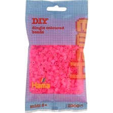 Hama Midi Boncuk 1000'LIK - Neon Fuşya