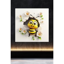 Lucena Metal Tablo Duvardaki Delik Koleksiyonu - Arı 3