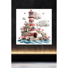 Lucena Metal Tablo Duvardaki Delik Koleksiyonu - Deniz Feneri 3