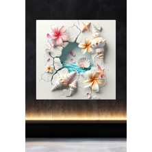 Lucena Metal Tablo Duvardaki Delik Koleksiyonu - Deniz Kabuğu 2