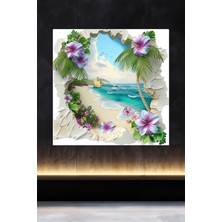 Lucena Metal Tablo Duvardaki Delik Koleksiyonu - Kumsal 1