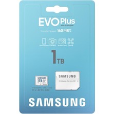 Samsung Evo Plus 1tb Mıcro Sd 160MB/S Hafıza Kartı MB-MC1T0SA/APC