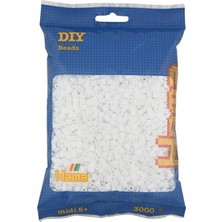 Hama Midi Boncuk 3.000 Adet - Beyaz
