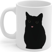 Mio Life Uğursuz Kedi Baskılı Kupa