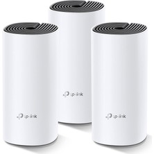 Deco M4 3-Pack , AC1200 Mbps, Dual-Band, Gigabit Portları, 100 Cihaza Kadar Bağlanılabilirlik, 370 M