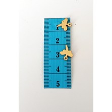 Royaleks Oya Abiye Bileklik Kolye Pleksi Metalik Plastik Pul Altın Renk 8 Gram 90 Adet - BNC495