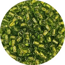Royaleks Dökme Cam Kum Boncuk (8/0) 3 mm - 20 Gram - Şeffaf Yeşil - BNC167