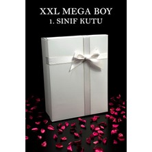 Adenz Beyaz Bohça Hediye Kutusu XXL Boyut Nişan Çeyiz Söz Düğün İçin Şık Tasarım