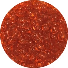 Royaleks Dökme Cam Kum Boncuk (8/0) 3 mm - 20 Gram - Şeffaf Turuncu - BNC165