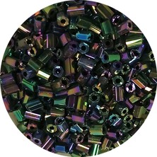 Royaleks Kesme Cam Boncuk 2mm - 20 Gram - Parlak Alacalı -BNC304