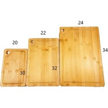 Royaleks Rossel Premium 3'lü Bambu Kesim Panosu