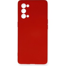 Pazarcan Reno 5 Pro Kılıf Nano Içi Kadife Silikon - Kırmızı
