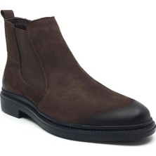 Taşpınar Ayakkabı Taşpınar %100 Hakiki Deri Erkek Günlük Kışlık Kauçuk Kaymaz Taban Rahat Çift Lastikli Klasik Bot 40-44