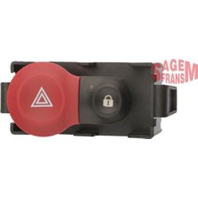 Sagem 500766 - Dörtlü Flaşör Anahtarı Merkezi Kilit Clıo Iı