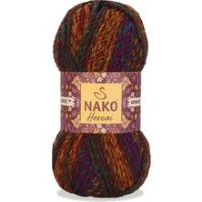 Nako 5 Adet Hercai Ebruli Hırka Kazak Atkı Bere El Örgü Ipi Yünü 7131