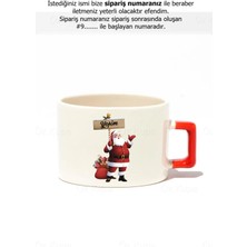 Mio Life Yılbaşı Noel Baba Kişiye Özel Merry Christmas Hediyelik Lüks Nescafe Bardak