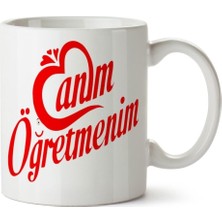 Mio Life Canım Öğretmenim Porselen Kupa Bardak Öğretmenler Gününe Özel Kupa