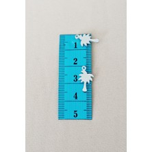 Royaleks Oya Abiye Bileklik Kolye Pleksi Metalik Plastik Pul Gümüş Renk 8 Gram 90 Adet - BNC506