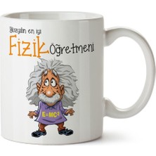 Mio Life Fizik Öğretmeni Porselen Kupa Bardak (3) Öğretmenler Gününe Özel Kupa