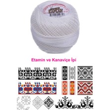 Kaplan Etamin ve Kanaviçe Ipi 8 No Kod/renk: K.beyaz - Royaleks