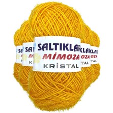 Saltıklar 5 Adet Mimoza Kristal Işıltılı Şal Patik Yelek Ipi 75