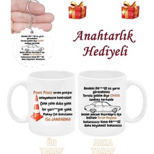 Mio Life Bakacazz Duba Yok Torosla Geldim Cıvata Sandınız! -Turan Kaya- Anahtarlık Hediyeli Kupa Bardak