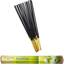 EbuDavud 3 Paket 20 Çubuklu Tütsü Jasmine - Coconut - Vanilla - Kayık Hediyeli