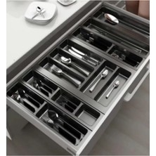 Royaleks Group Eco Lüx Modül Kaşıklık Antrasit 55X49 cm ROYALEKS-ACERO-20354