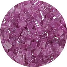 Royaleks Kesme Cam Boncuk 2mm - 20 Gram - Şeffaf Eflatun -BNC311