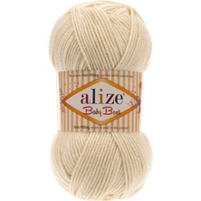 Alize Baby Best (5 Adet) 01 Krem Rengi El Örgü Ipliği