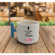 Mio Life Bu Kadın Harika Bir Anne Anneler Günü El Yapımı T Kulplu Fincan