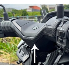 Nmax Techmax 125/155 2025-2026 Direksiyon Aksesuar Karbon Kapak