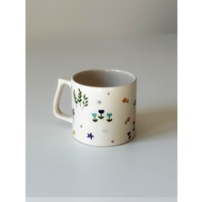 Mio Life Çiçek Bahçesi Kupa Bardak Seramik Kahve Mug