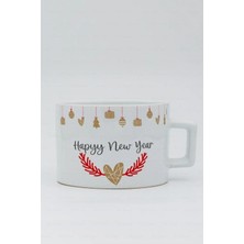 Mio Life Yeni Yıl Yılbaşı Happy New Year Temalı Lüks Nescafe Fincanı