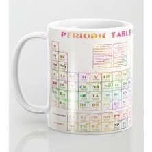 Mio Life Kimya Periyodik Tablo Porselen Kupa Bardak