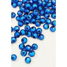 Royaleks Dünya Boncuk Içten Boncuklu Bileklik Çanta Boncuğu 10 mm 50 gr Mavi - BNC465