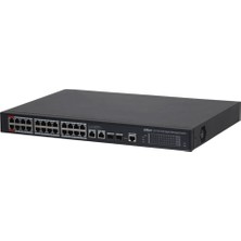 Dahua S4228-24GT-360, 24 Port, Gigabit, Poe 365W, 2 Port Gigabit Uplink, 2 Port Gigabit Combo Sfp,