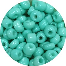Royaleks Dökme Cam Kum Boncuk Büyük Boy (6/0) 4 mm - 60 Gram - Açık Yeşil - BNC124